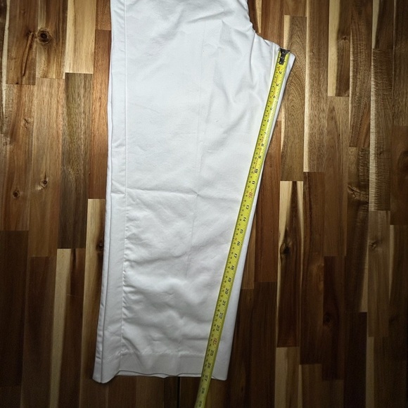 Alfred Dunner Estate of Mind Pull On Oyster White Trousers High-Rise Waist Sz18P - Picture 7 of 11